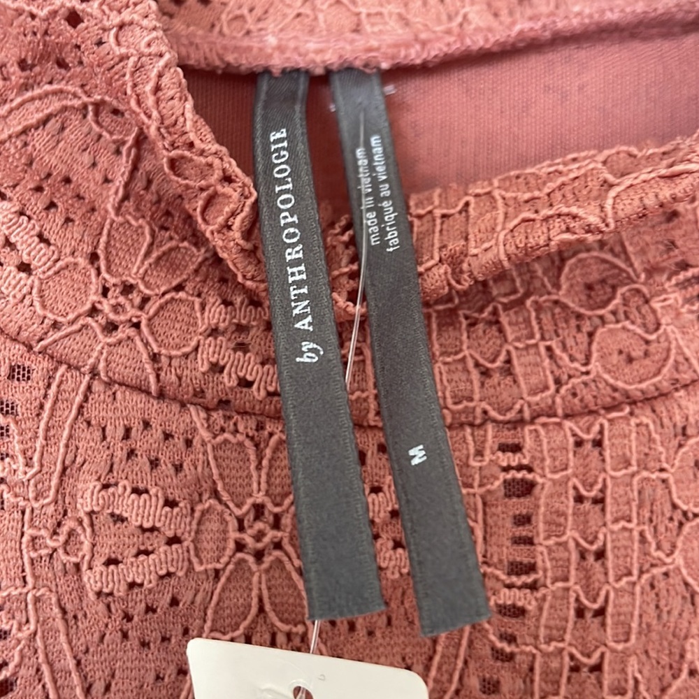 Anthropologie crochet top, size M